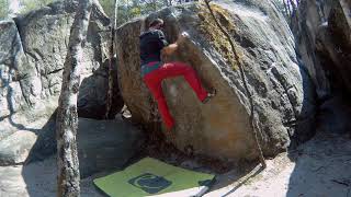 Video thumbnail de Shanti, 6c. Fontainebleau