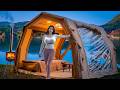 Camping Alone By The Lake With Cozy Inflatable TentㅣCamp ASMR