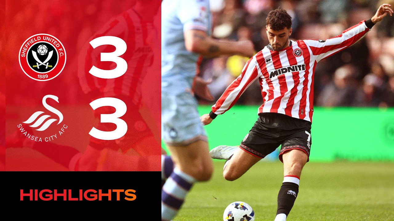 Sheffield United vs Swansea City Highlights