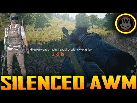 SILENCED AWM! DREAM SETUP! PUBG (PLAYERUNKNOWN'S BATTLEGROUNDS)