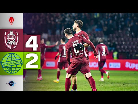 CFR - Metaloglobus 4-2. Ardelenii au întors scorul și s-au apropiat la un punct de play-off