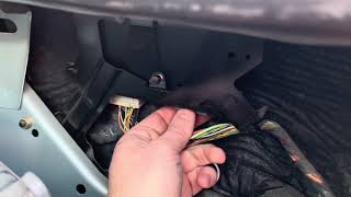 Remedy for Jaguar parking brake stuck on