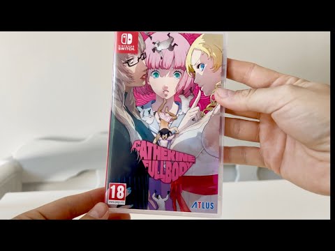 Catherine Full Body Unboxing ASMR - Nintendo Switch