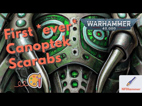 First time painting Necron Canoptek Scarab? W or L?