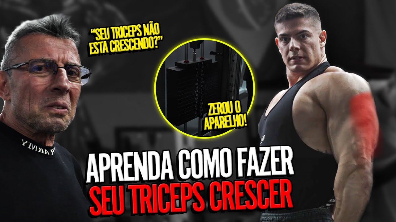 MESTRE JOHANN PASSOU O MELHOR TREINO PARA DESENVOLVER SEU TRÍCEPS!