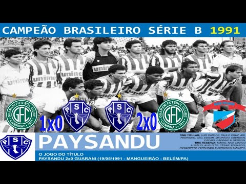 Paysandu 1º título Nacional os 2 jogos