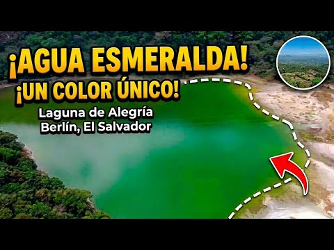 El Agua MÁS VERDE de El Salvador: Laguna de Alegría (Berlín, Usulután) 2026.