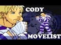 Street Fighter Alpha 3 Cody Move List