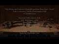 Toby Driver and Ludovico Ensemble play Kayo Dot's "Lethe" live at Distler Hall