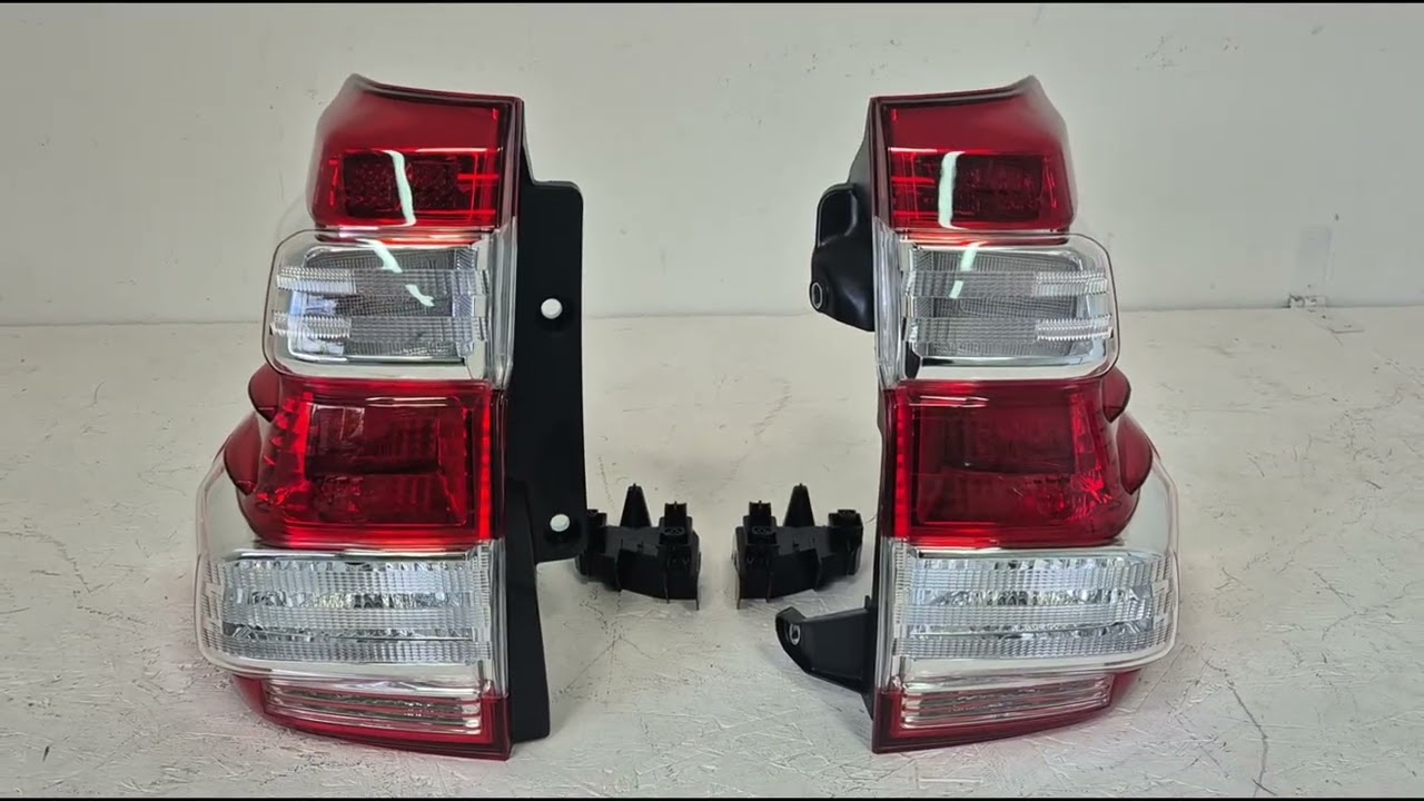 Toyota Land Cruiser Prado 150 2009–2023 Zadnje luči, dizajn 2013 (2009-2017, 2 kosa) Video 1
