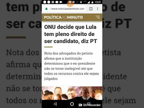 Absurdo! ONU decide que Lula deve ser candidato!