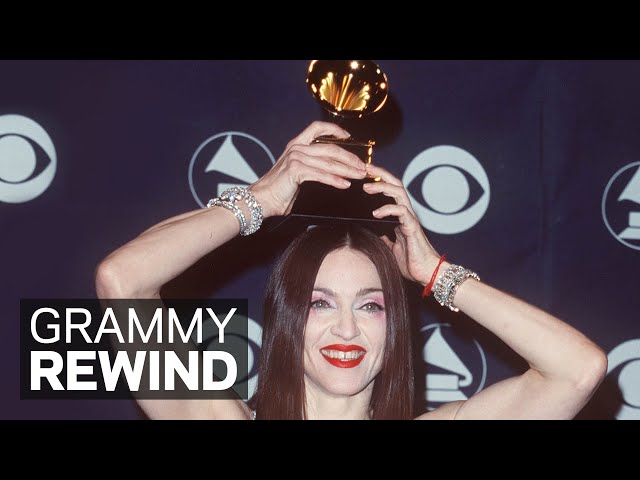 Watch Madonna Win Best Pop Album For 'Ray Of Light' In 1999 | GRAMMY Rewind