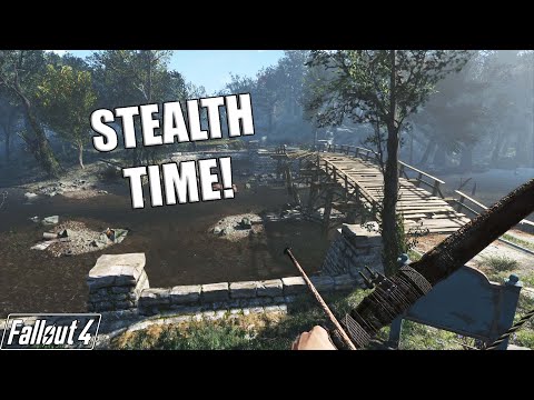Lets Play Fallout 4 Modded Survival Part 5 Time For Some Stealth !