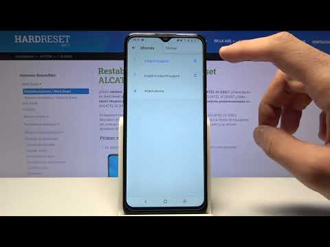 Cómo cambiar el idioma del inglés al español en ALCATEL 1s 2021