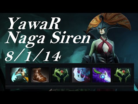 Dota2 Naga Siren Mid by YawaR -  - 4Zs vs QCY full game3 - Dota2 BEAT Invitational