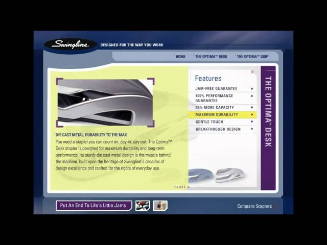 Vídeo relacionado con Swingline S7087845 - Optima 40, color: Negro, Plata