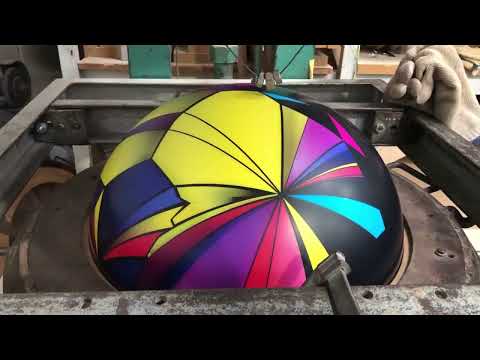 HP Latex R2000 Thermoforming Ink stretch test.