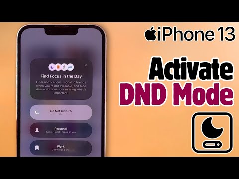 Activate Do Not Disturb Mode on iPhone 13 - Quick & Easy Tutorial