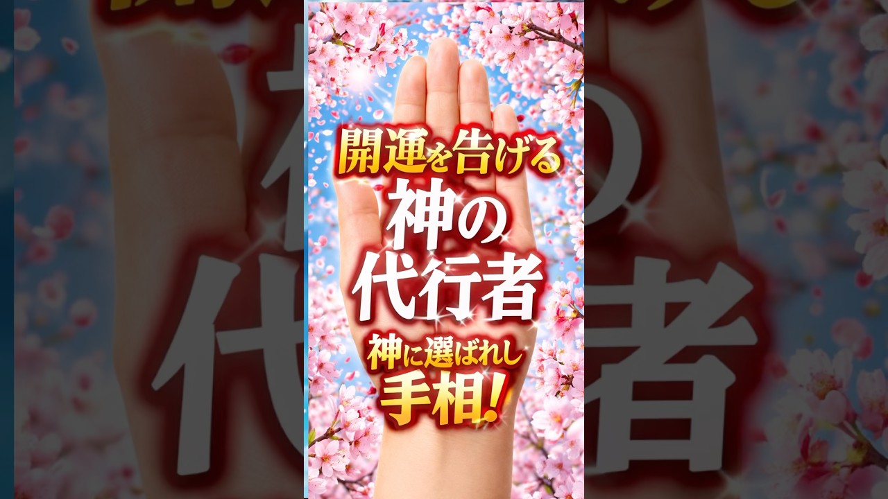 【手相占い】幸運を告げる出会いの手相 #手相  #手相占い  #占い  #女性 #50代  #60代