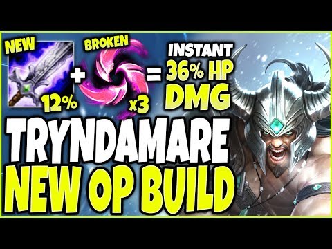 New BOTRK Tryndamere is way too OP 🔥 INSTANT DEATH 🔥 LoL Top Tryndamere Build season 10 Gameplay