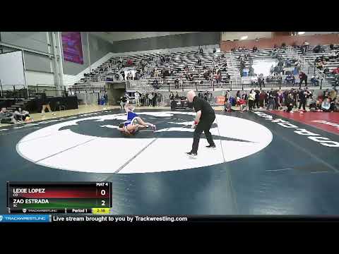 55 Lbs Champ. Round 2 - Lexie Lopez, CO Vs Zao Estrada, SC B80c