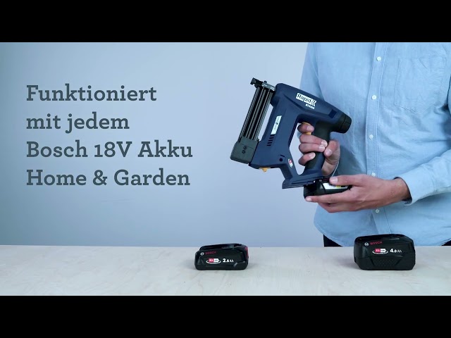 Video teaser for Rapid BTX606 Akku-Tacker für Schmalrückenklammern 18V P4A