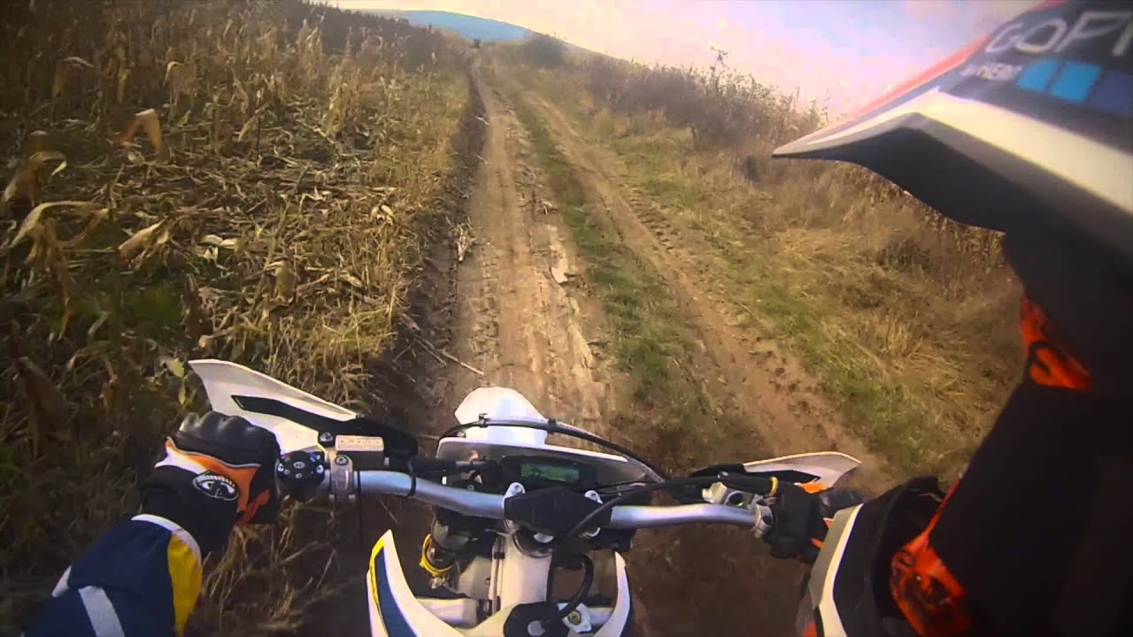 HUSQVARNA TE 125 2015||| NICE 2-STROKE SOUND ||| ENDURO AUTUMN 2014 TRANSILVANIA