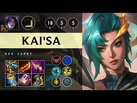 Kai'Sa ADC vs Cassiopeia - EUW Grandmaster Patch 25.13