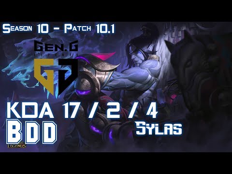 Gen BDD SYLAS vs IRELIA Mid - Patch 10.1 KR Ranked