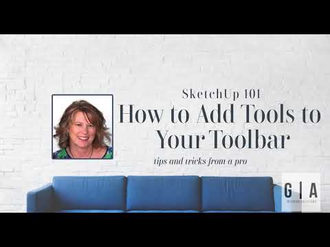 How to Add Tools to Your Tool Bar in SketchUp