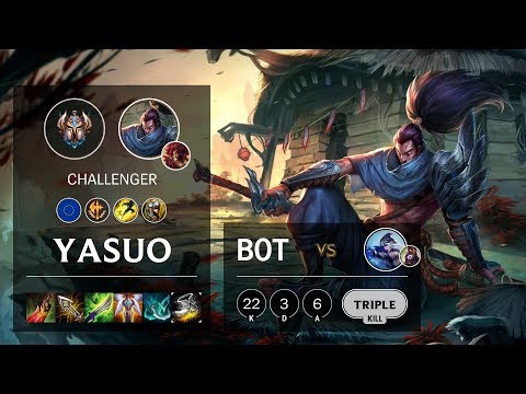 Yasuo Bot vs Ashe - EUW Challenger Patch 10.9