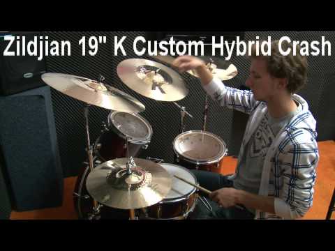 Zildjian 19" K Custom Hybrid Crash @MyPerfectCymbal.com #AA46731 040