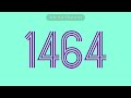 Colorful Numbers 1001 2000 Inspired By 1 Trillion To 2 Trillion