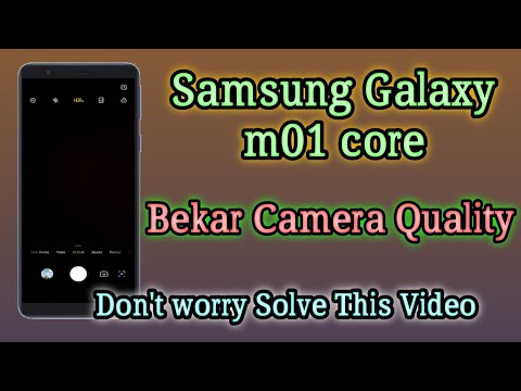Samsung Galaxy m01 core Bekar Camera Quality Don't worry Solve This Video