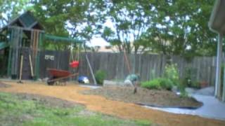 Backyard Project Time Lapse : DG Path and Garden