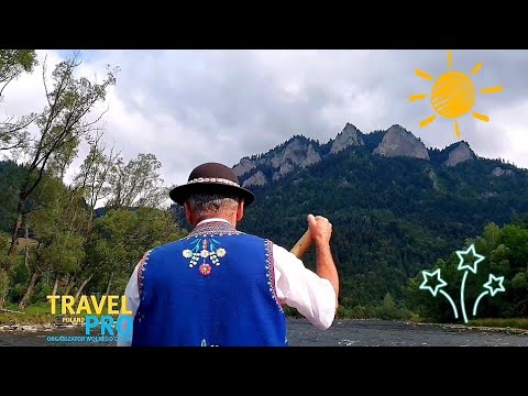 Spływ Dunajcem, Sromowce Wyżne - Szczawnica, Beskidy, Trzy Korony, Dunajec River, 4K.