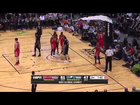 Dwight Howard Blocks Andrew Wiggins AT THE RIM