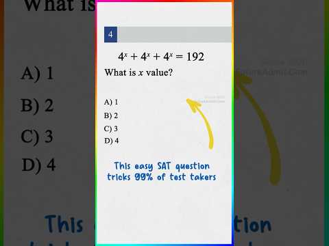 This easy SAT question tricks 99% of test takers🤐 #digitalsat #satprep