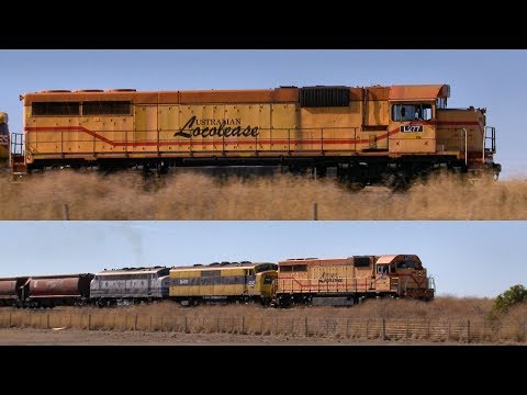 SSR Grain Train With Australian LocoLease L277 - PoathTV Railways