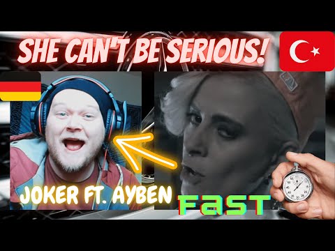 PLEASE SLOW IT DOWN! | 🇹🇷 Joker ft. Ayben Microphone Show | GERMAN Reaction