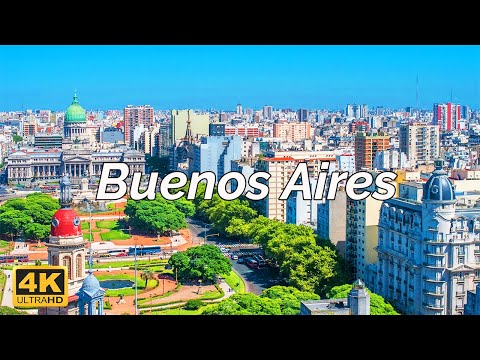 Buenos Aires , Argentina 🇦🇷 | 4K Drone Footage (With Subtitles)
