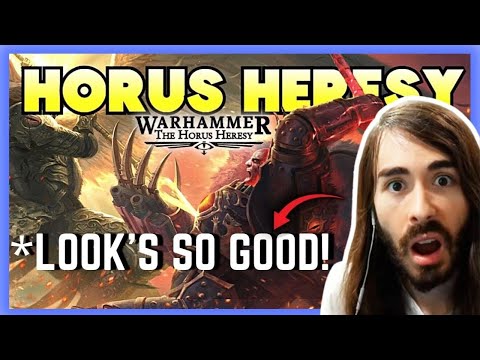MoistCr1tical Reacts to Warhammer: The Horus Heresy Cinematic Trailer | Penguinz0 Reacts #moisty