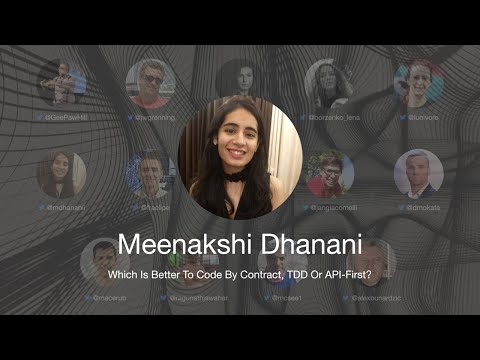 Which Is Better To Code By Contract, TDD Or API-First? - Meenakshi Dhanani