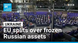 EU leaders split over using frozen Russian assets for Ukraine • FRANCE 24 English