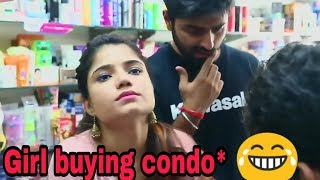 Girls Buying condom !! Very funny status video !! 