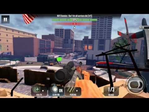 KILL SHOT VIRUS Region 1 Primary Mission 10 - Kill 5 Zombies