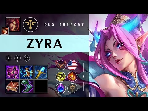 Zyra Support vs Yuumi - NA Grandmaster Patch 25.24
