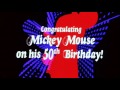 1978 Buena Vista Logo And Mickey Mouse 50th Anniversary With Fanfare Recreation