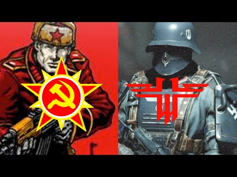 Soviet colossus SS MASHUP -  (Wolfenstein II & Red Alert 3)