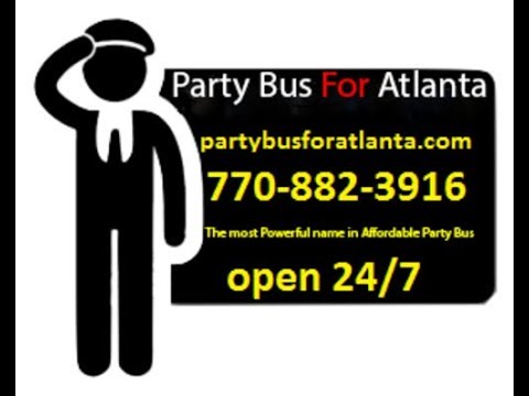 Promotional video thumbnail 1 for Party Bus For Atlanta
